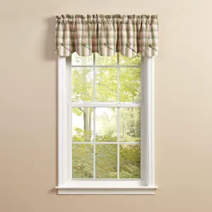 Park Designs Butterfly Garden Lined Scalloped Valance 58” x 15”