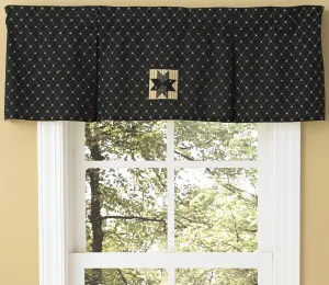 Park Designs Carrington Lined Pleated Valance 45 x 15
