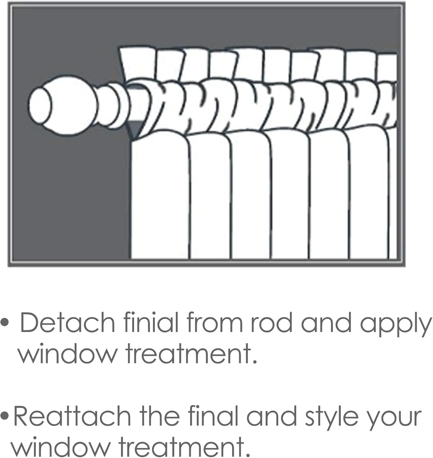 Park Designs Carrington Lined Ticking Patch Valance