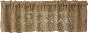 Park Designs Lace Oatmeal Valance 60" x 14"