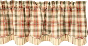 Park Designs Lemon Pepper Layer Valance, 72 x 16
