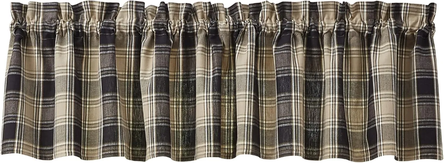 Park Designs Soapstone Plaid Valance