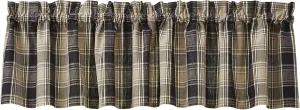 Park Designs Soapstone Plaid Valance