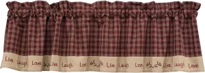 Park Designs Sturbridge Live Lined Valance, 60 x 14