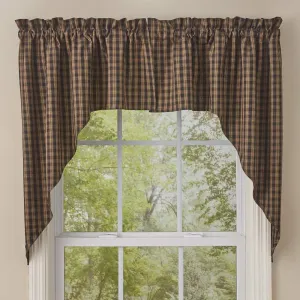 Park Designs Sturbridge Swag, 72 by 36", Black