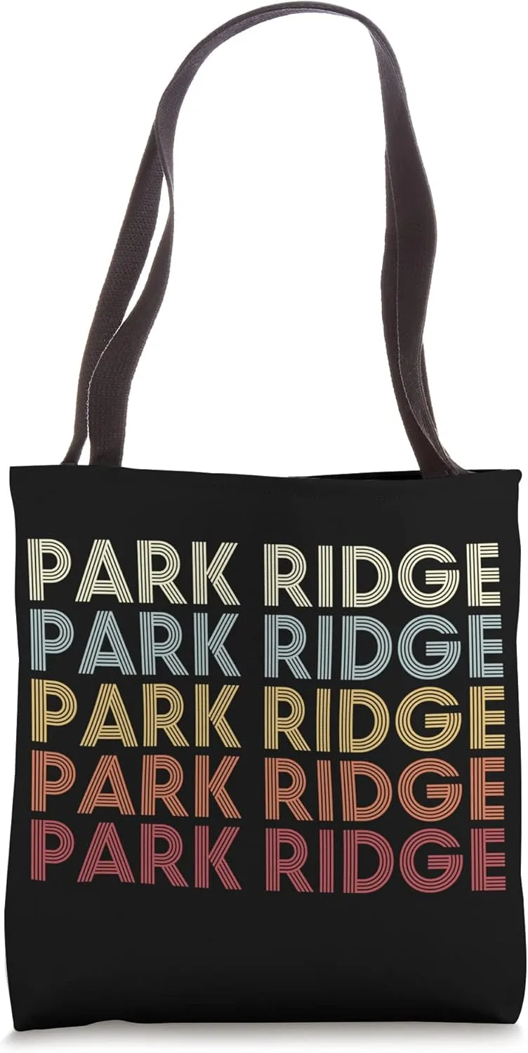 Park Ridge Illinois Park Ridge IL Retro Vintage Text Tote Bag
