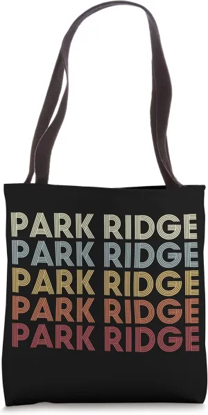 Park Ridge Illinois Park Ridge IL Retro Vintage Text Tote Bag