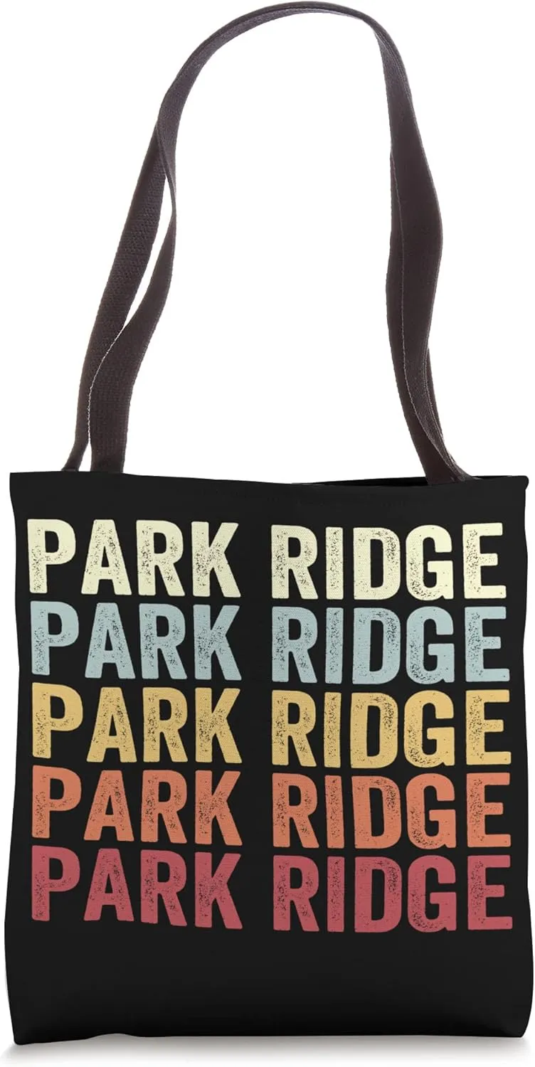 Park Ridge Illinois Park Ridge IL Retro Vintage Text Tote Bag
