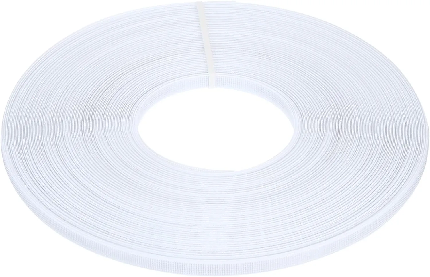 PATIKIL 45 Yards 10mm Polyester Boning for Sewing, Sew-Through Low-Density Boning for Wedding Dress, Hat, Corsets, Handbags, DIY Crafts, White