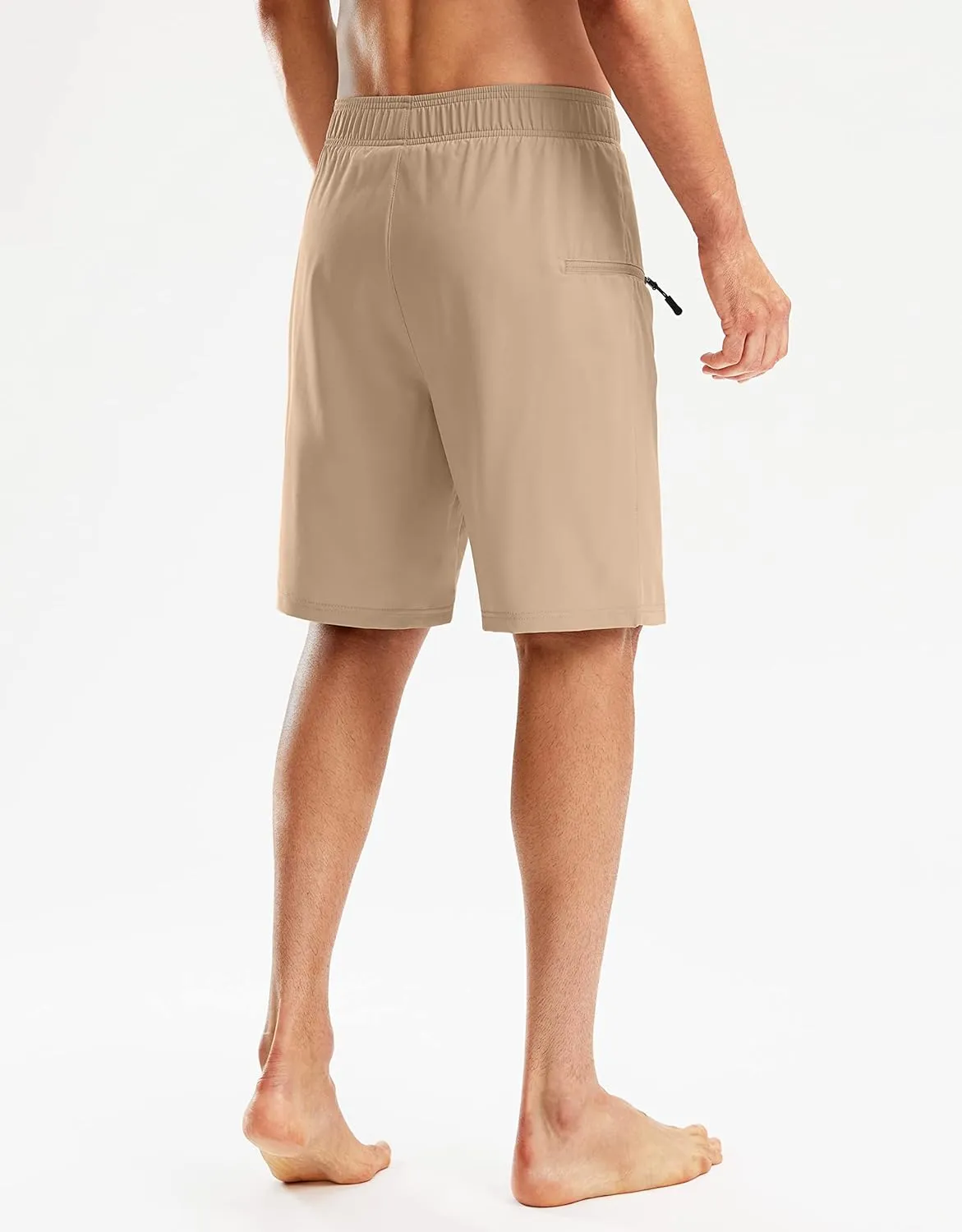 Pinkbomb Men's Swim Trunks with Compression Liner 9 Inch Quick Dry Swimsuit Swimming Swim Board Shorts for Men with Pockets