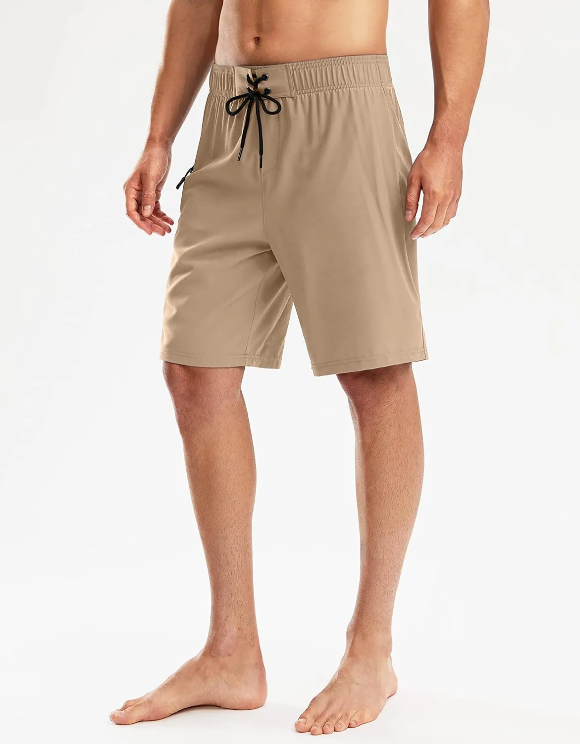 Pinkbomb Men's Swim Trunks with Compression Liner 9 Inch Quick Dry Swimsuit Swimming Swim Board Shorts for Men with Pockets