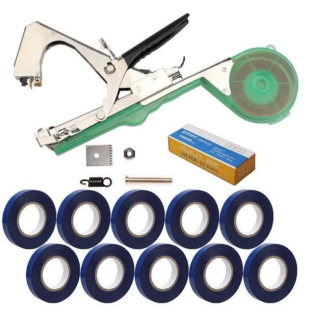 Plant Upright Tying Tool - Plant Tape Gun for Grapes, Raspberries, Tomatoes and Vining Vegetables Tying Machine