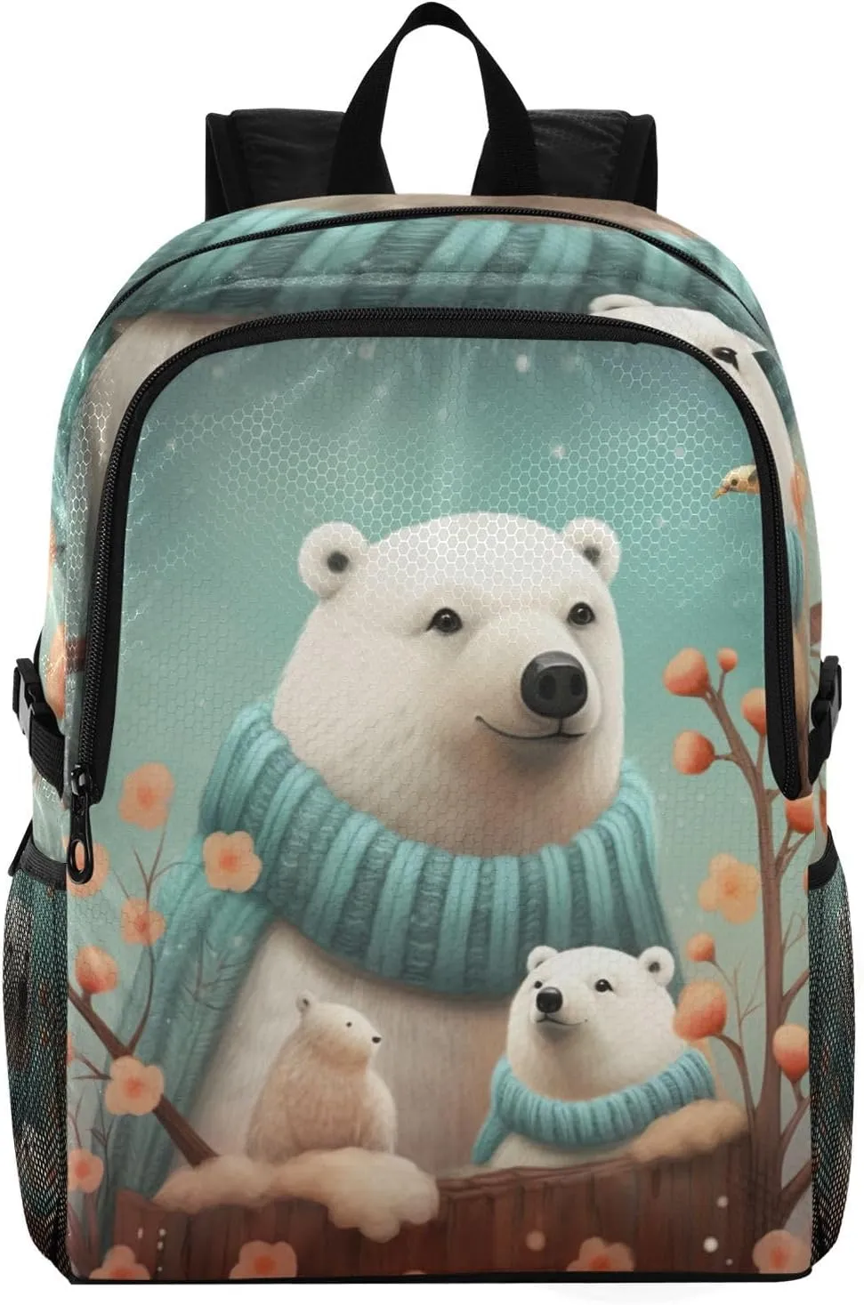 Polar Bear Backpack 22L Foldable Daypack for Men Women Travel Camping