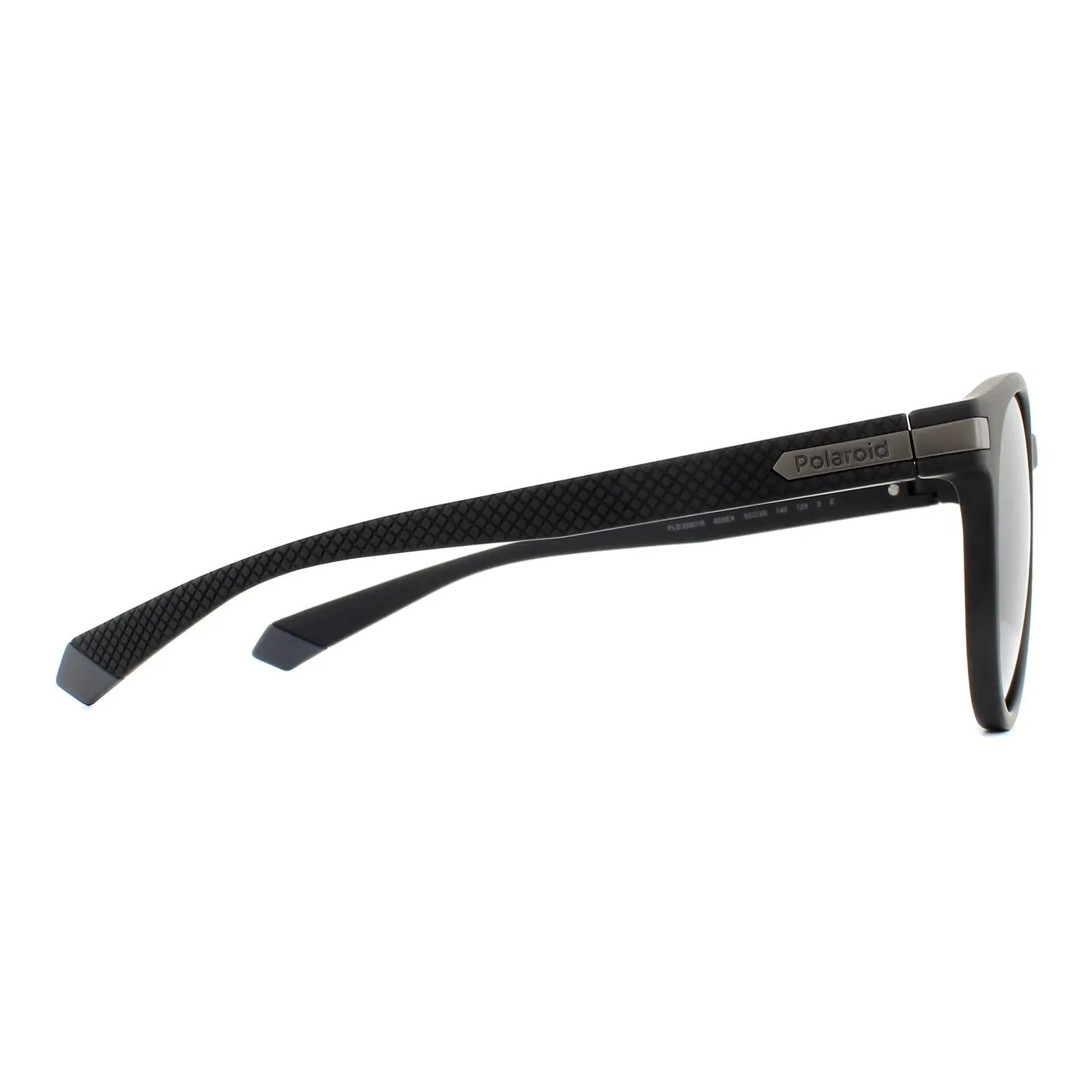 Polaroid Sunglasses PLD 2087/S 003 EX Matte Black Silver Mirror Polarized