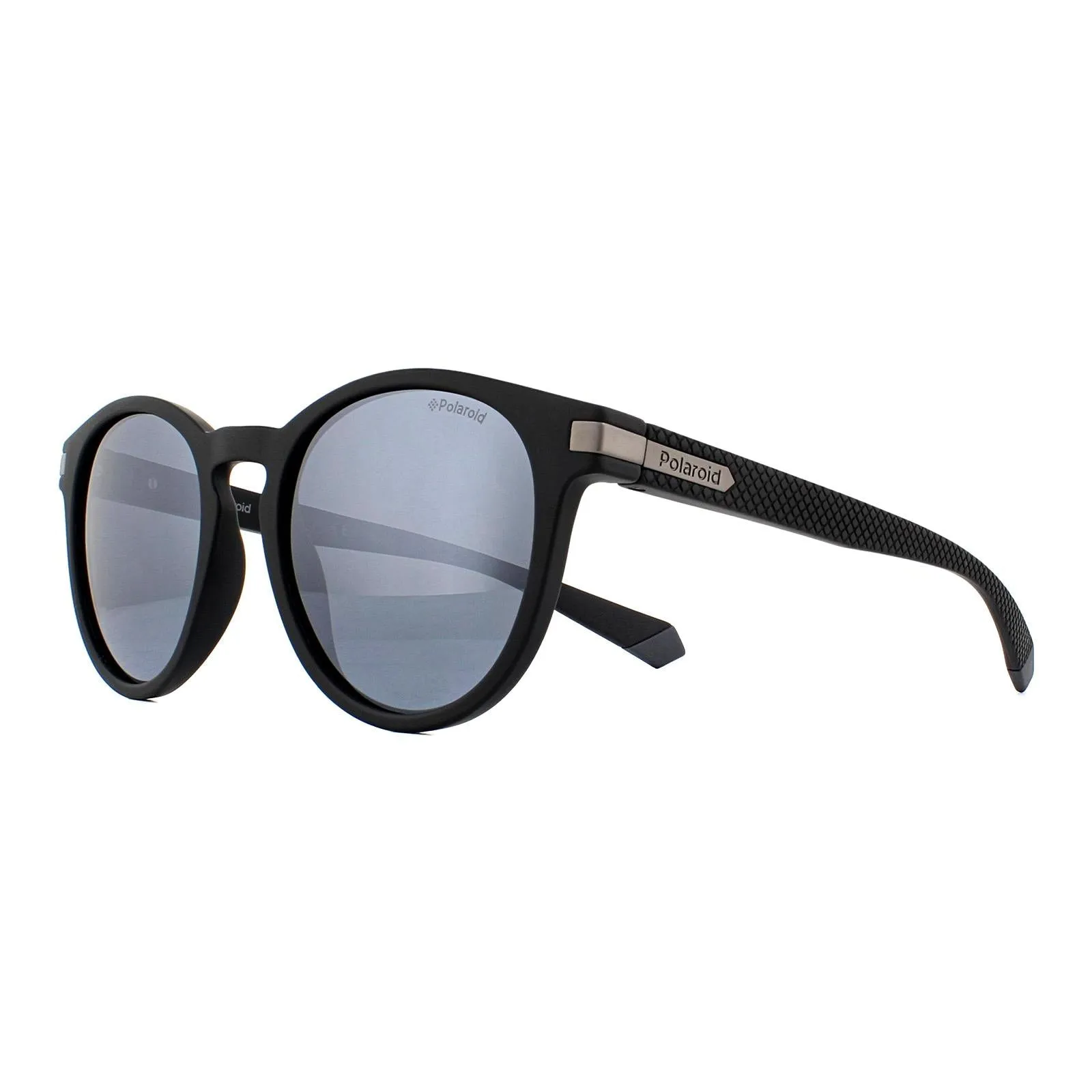 Polaroid Sunglasses PLD 2087/S 003 EX Matte Black Silver Mirror Polarized