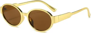 Popular Fashion Round Sunglasses Women Retro Punk Trending Leopard Green Sun Glasses Men Shades Uv400