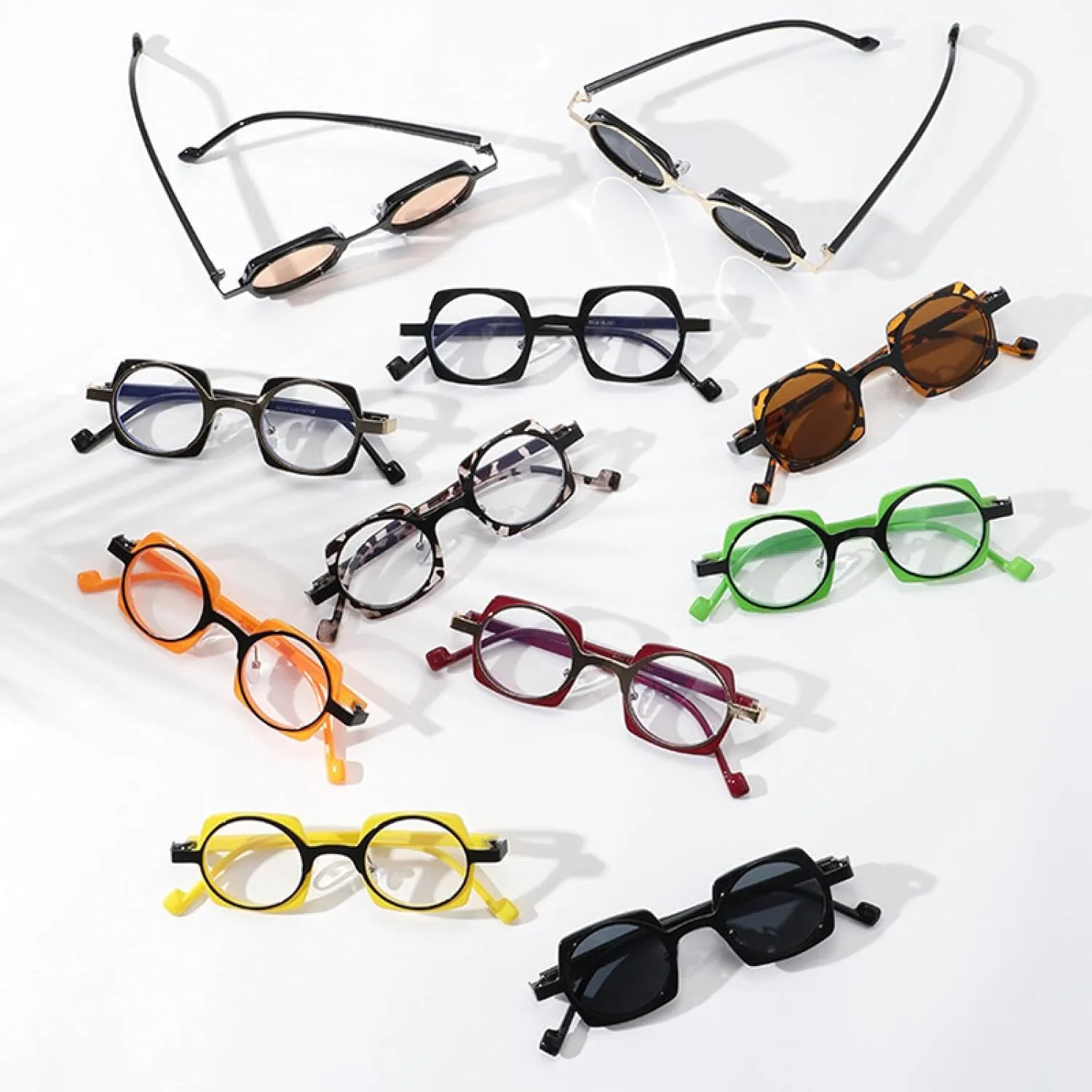 Popular Fashion Small Sunglasses Women Retro Candy Color Men Frame