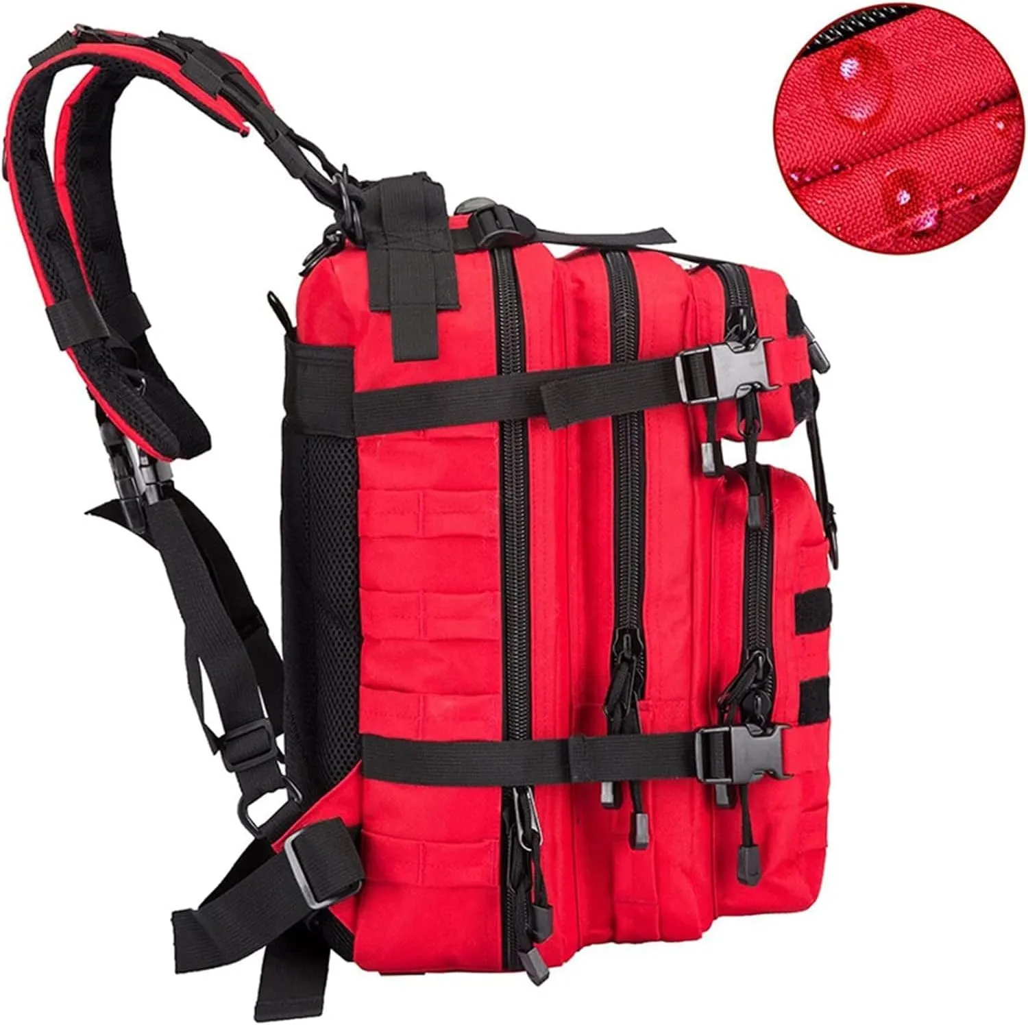 Portable First Aid Bag, Waterproof Emergency Bag, Home Office Car Travel Camping Hiking for Camping and Outdoor(A)