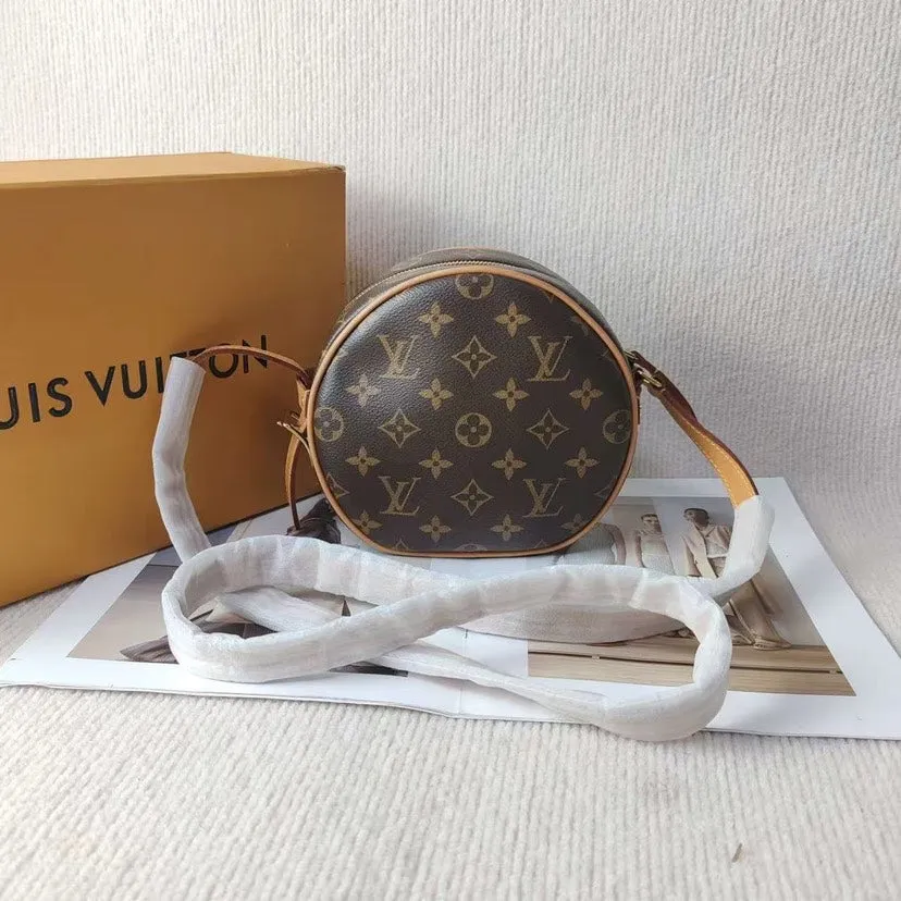 Preloved Louis Vuitton Boite Chapeau Brown Monogram Crossbody Bag H5021802