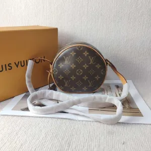 Preloved Louis Vuitton Boite Chapeau Brown Monogram Crossbody Bag H5021802