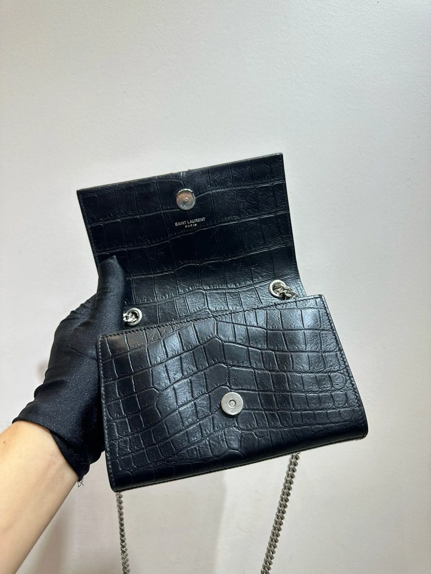 Preloved YSL kate mini 17*12cm Black 110259