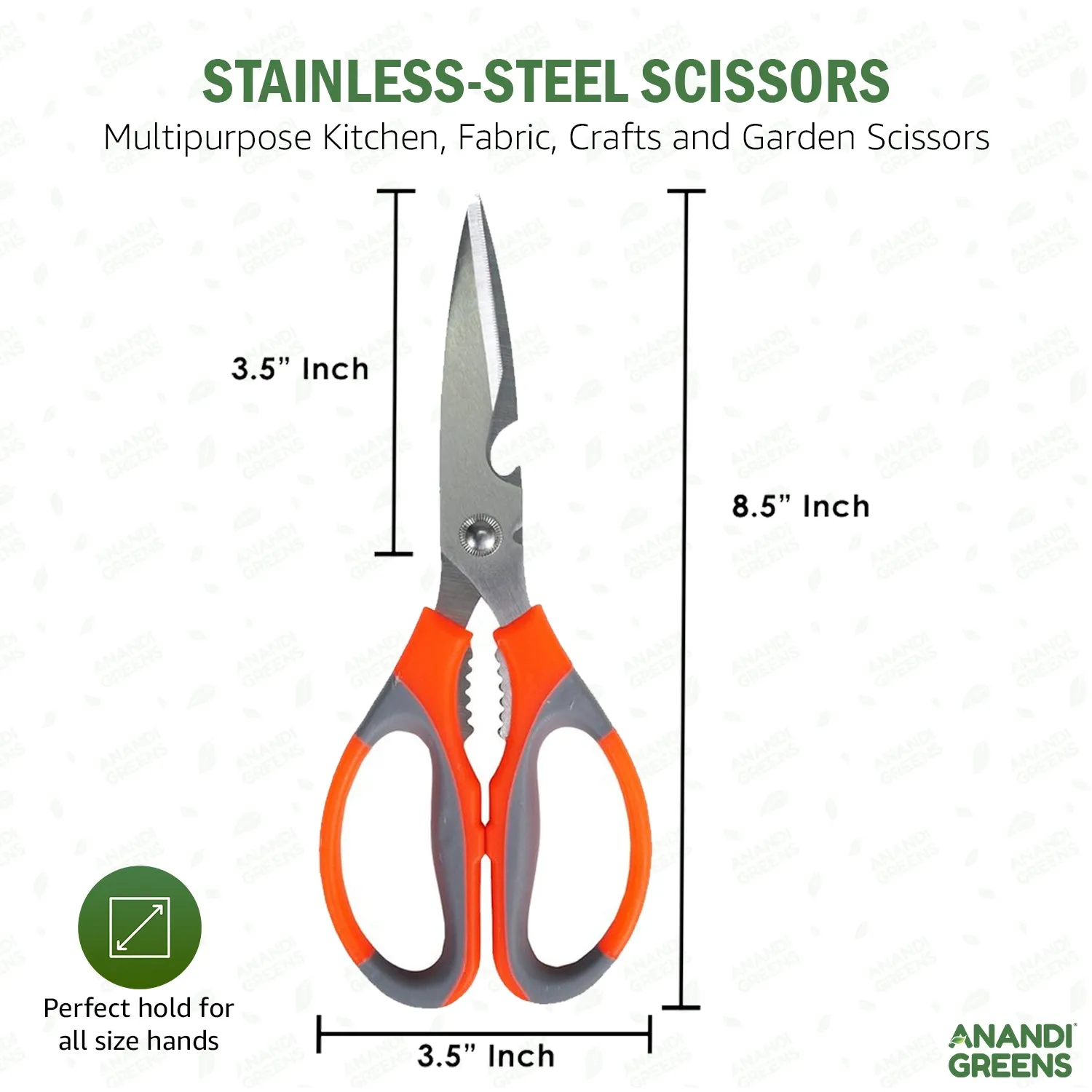 Premium Quality Gardening Scissors - Sharp Stainless Steel Blades