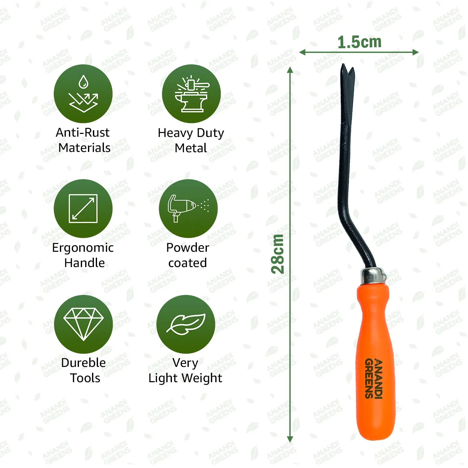 Premium Quality Weeder - Durable Mild Steel