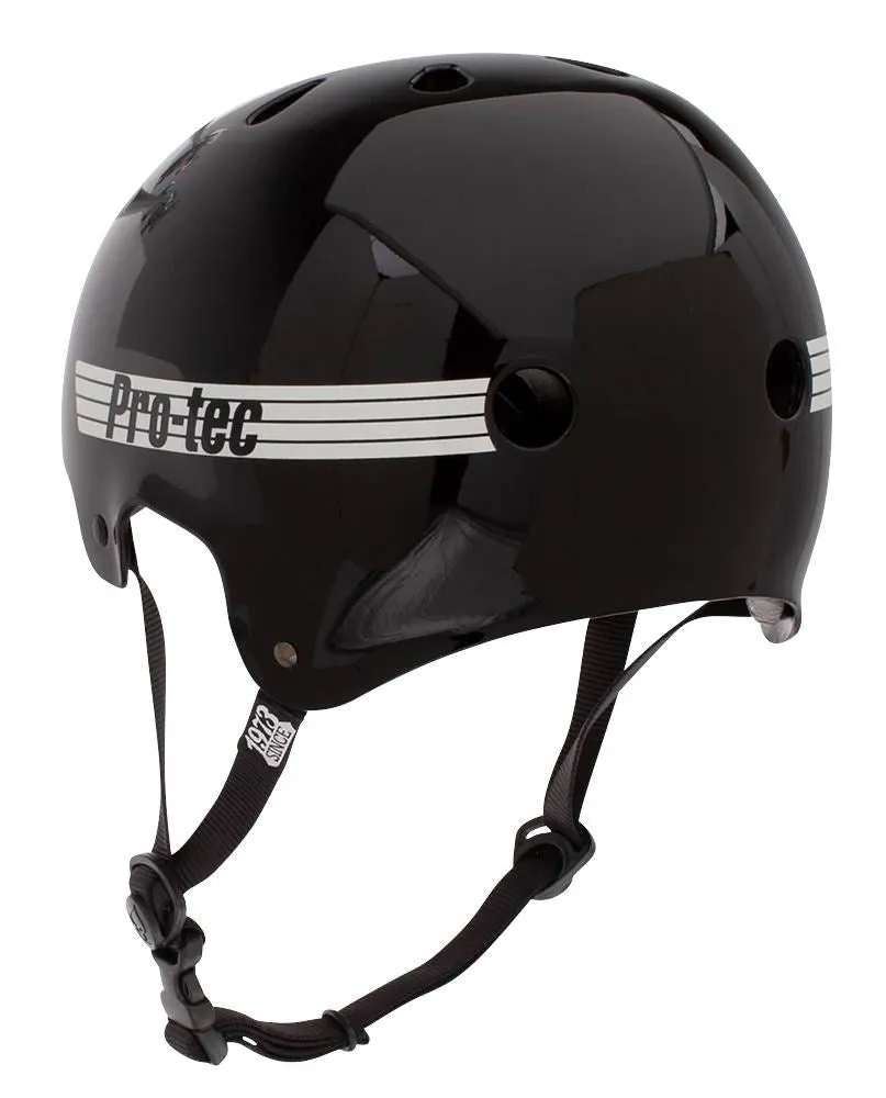 Pro-Tec Helmet Old School Cert - Gloss Black