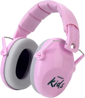 PROHEAR 032 2.0 Noise Cancelling Headphones for Kids - 25dB Noise Reduction - Adjustable Sensory Ear Protection Muffs for Concert, Fireworks, Monster Truck Shows, School - Bunny Nose Pink