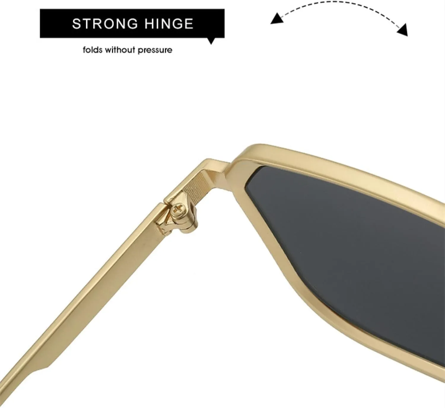 Punk Metal One Piece Sunglasses Women Men Irregular Outdoor Fishing Summer Traveling Sun Glasses Uv400