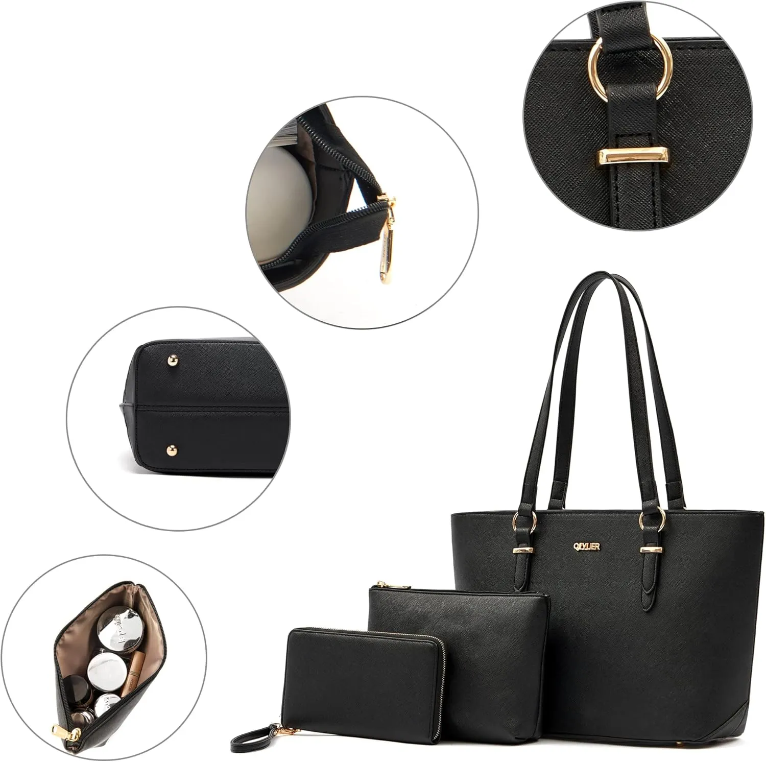 Purses And Wallets Set For Women Work Tote Satchel Handbags Shoulder Bag Top Handle Totes Purse With Matching Wallet