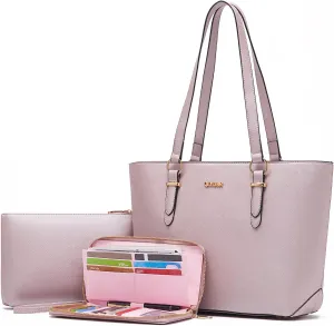Purses And Wallets Set For Women Work Tote Satchel Handbags Shoulder Bag Top Handle Totes Purse With Matching Wallet