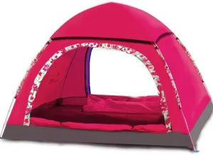 Quick Automatic Open Tent for 3-4 People, Waterproof & UV Protection, Double Doors, 2-Second Setup,