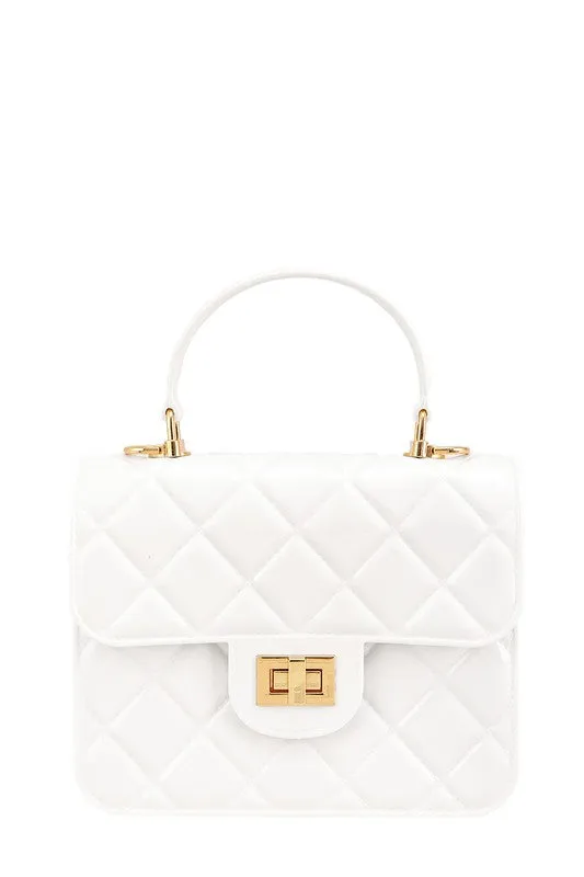 Quilted Jelly Crossbody Purse