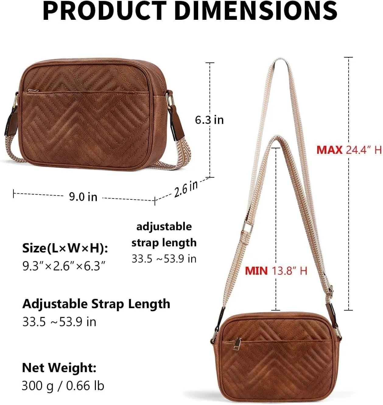 Quilted Vegan Leather Crossbody Bags for Women, Small Shoulder Crossbody Bag Womens Handbags, Purses for Women