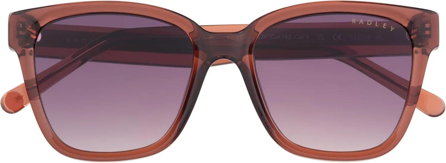 RADLEY London 6521 Womens Square Sunglasses, 53 mm, UV400 Protection