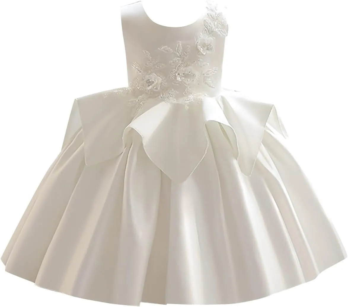 Rainbow Dress for Toddler Girls Easter Spring Lace Tulle Mesh Gril Summer Dress Flower Party Dance Dresses