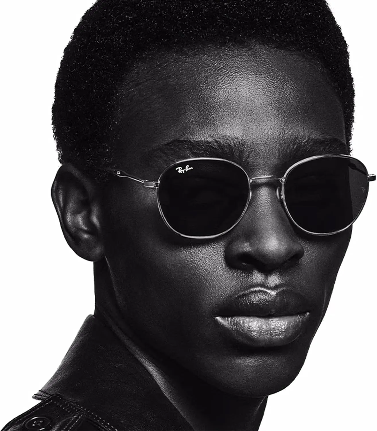 Ray-Ban RB3447 ROUND METAL Sunglasses For Men   BUNDLE with Designer iWear Eyewear Care Kit