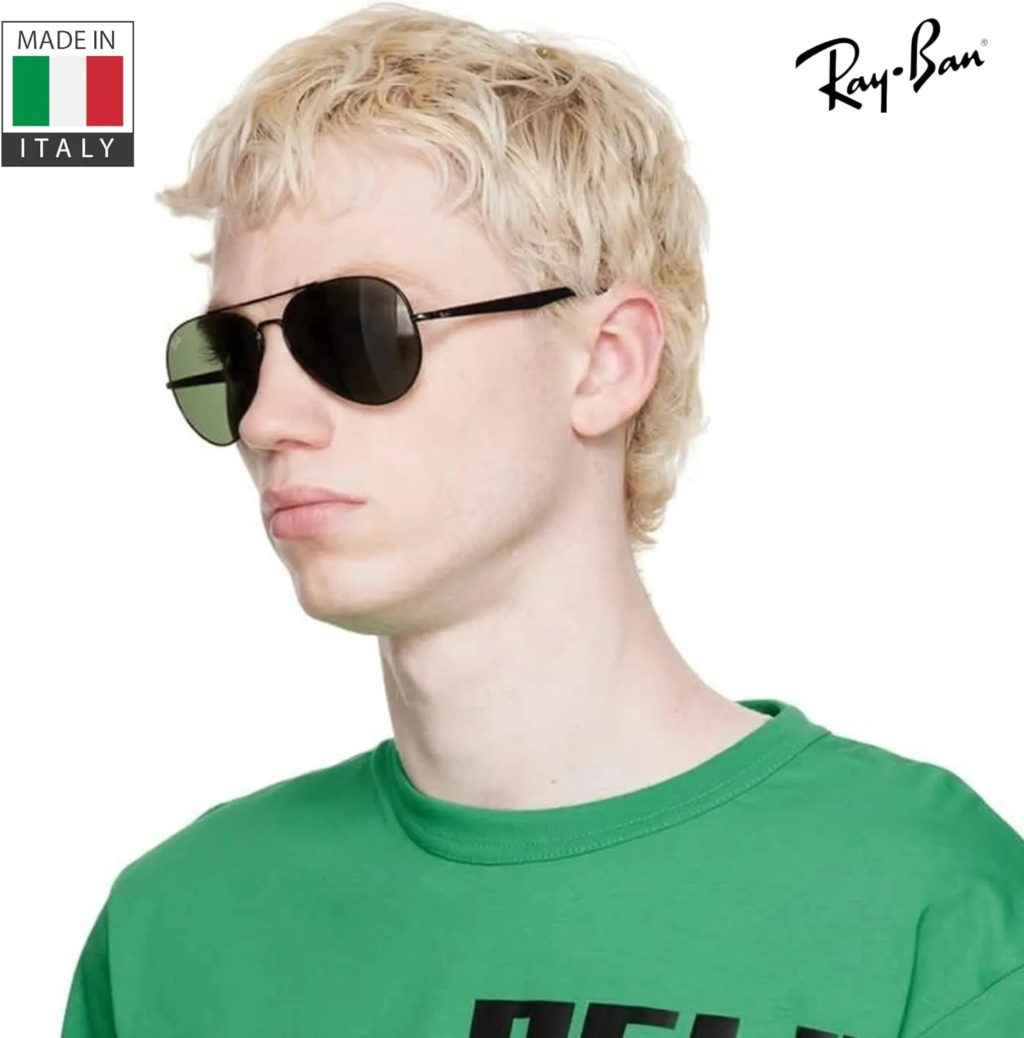 Ray-Ban RB3675 Aviator Shape Sunglasses With Eyewear Kit Bundle - Adjustable Nose Pads - Retro Sunglasses