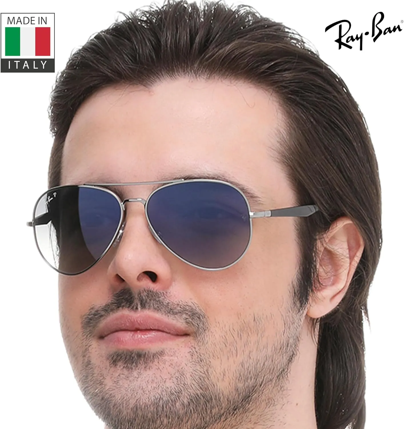 Ray-Ban RB3675 Aviator Shape Sunglasses With Eyewear Kit Bundle - Adjustable Nose Pads - Retro Sunglasses
