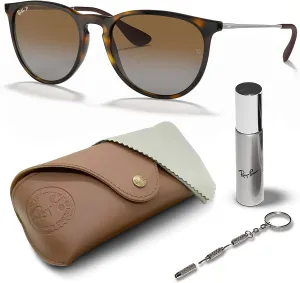 Ray-Ban RB4171 ERIKA Color Mix Phantos Shape Sunglasses With Eyewear Kit Bundle - High Bridge Fit - Retro Sunglasses