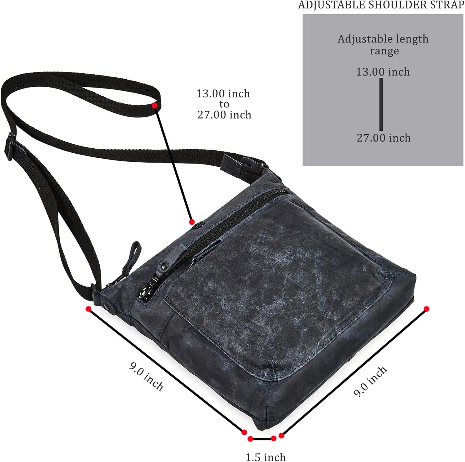 Real Leather Purse for Women Crossbody Bag Travel Shoulder Handbag Small Vintage Pocketbook