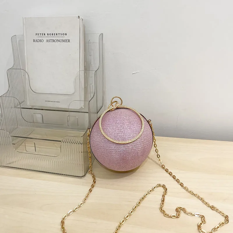 Retro Fashionable Rhinestone Dinner Box Mini Handbags