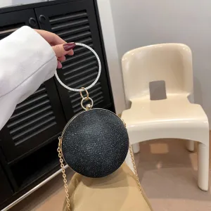 Retro Fashionable Rhinestone Dinner Box Mini Handbags