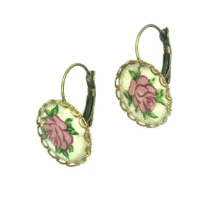 Retro flower earrings