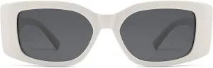 Retro Rectangle Sunglasses Women Men Trendy Vintage Square Sunnies AP3703