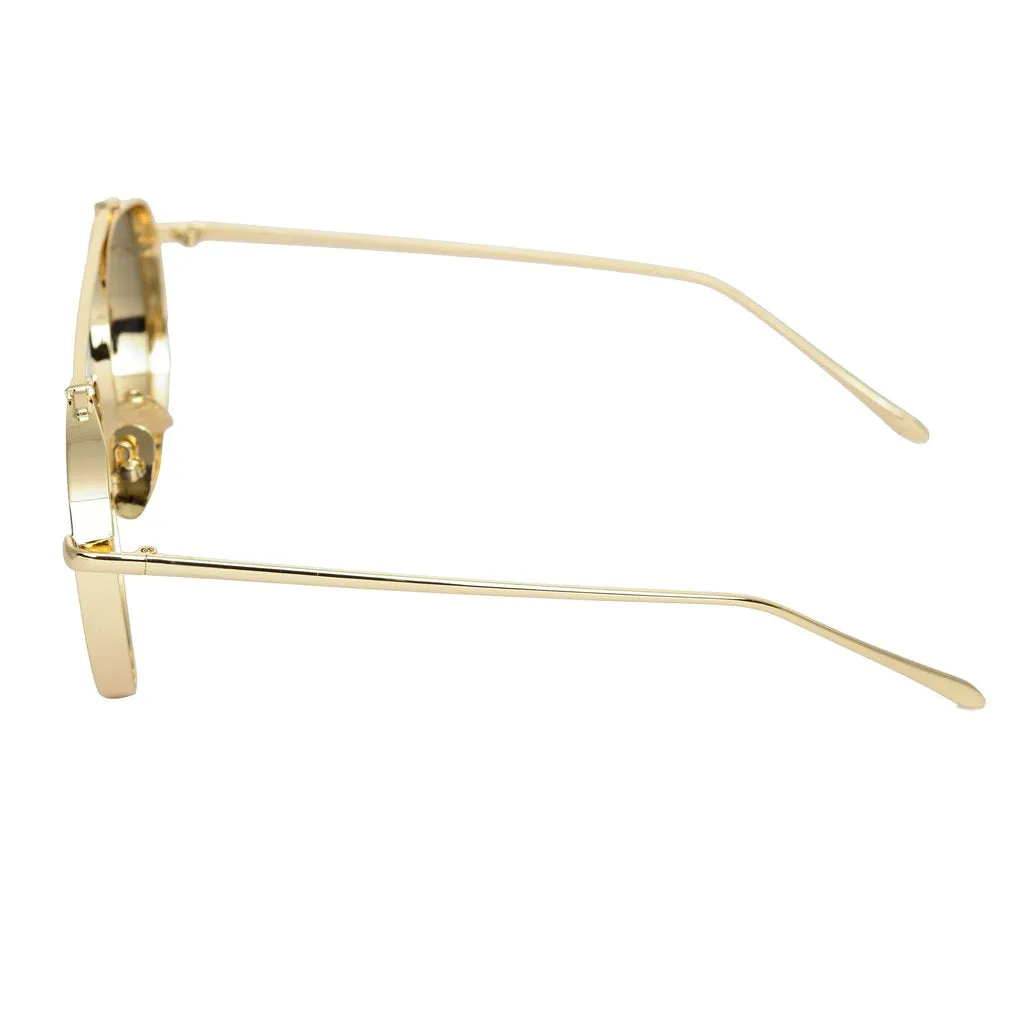 Retro Round Gold Black Sunglasses For Men And Women-Unique and Classy