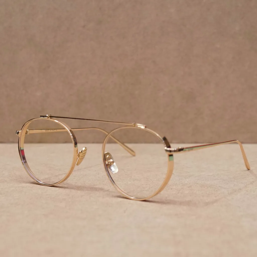 Retro Round Gold Transparent Sunglasses For Men And Women-Unique and Classy