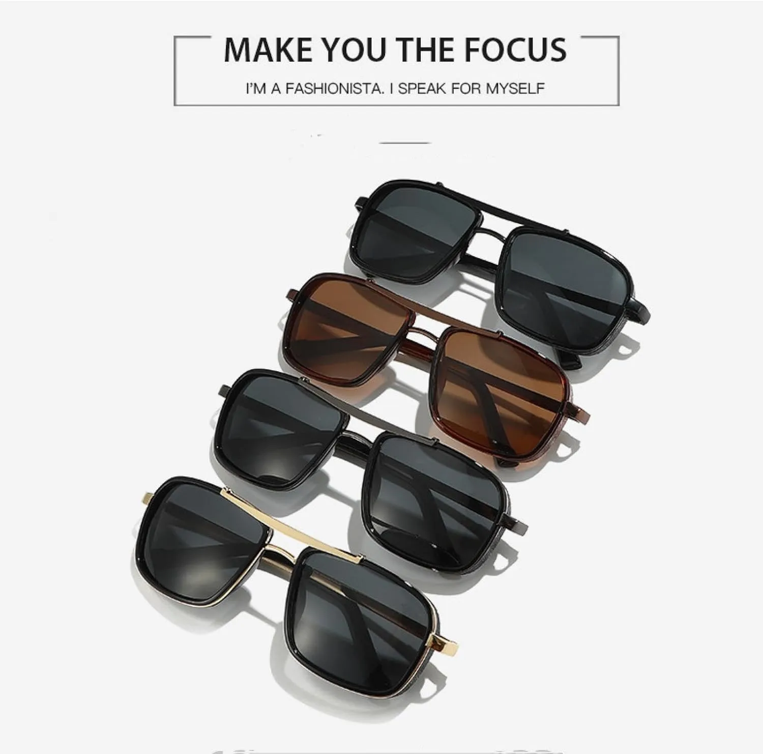 Retro Steampunk Sunglasses Men Metal Driver Safety Goggle Outdoor Eyewear Uv400 Protection