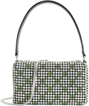 Rhinestone Purse Silver Evening Bag Sparkly Purse Silver Bags for Women